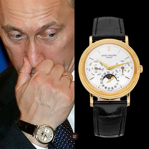 putin patek philippe auction|Putin watches worth money.